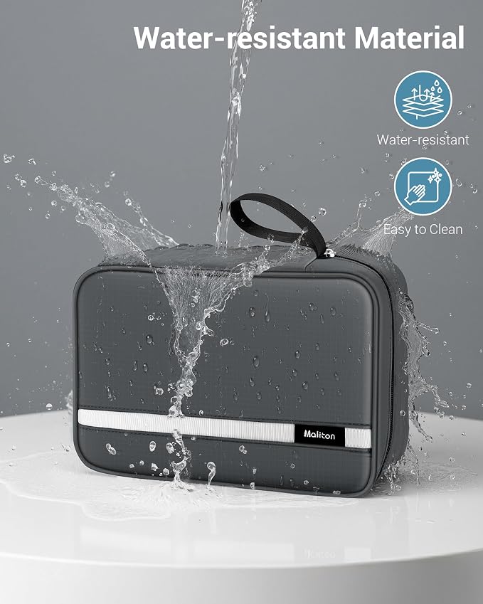 Maliton Toiletry Bag for Men & Women Travel Toiletry Bag Hanging Toiletry Bag - Image 4