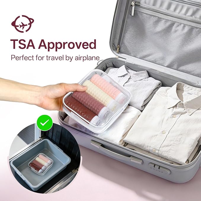 Travel Bottles for Toiletries, TSA Approved Travel Size Containers, Leak Proof - Image 6