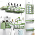 Shower Caddy Adhesive Shower Organizer 7-Pack, Rustproof Stainless Steel by OrganizeYourHomeEssentials