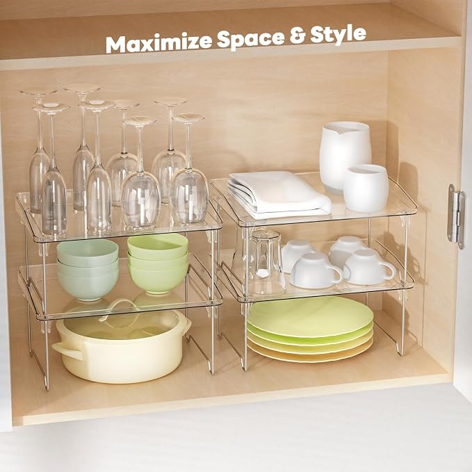 Acrylic Cabinet Organizer Shelf, Spice Rack, Countertop Organizers - Image 3