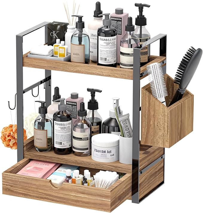 2-Tired Bathroom Counter Organizers and Storage, Bathroom Countertop Organizer by Unknown