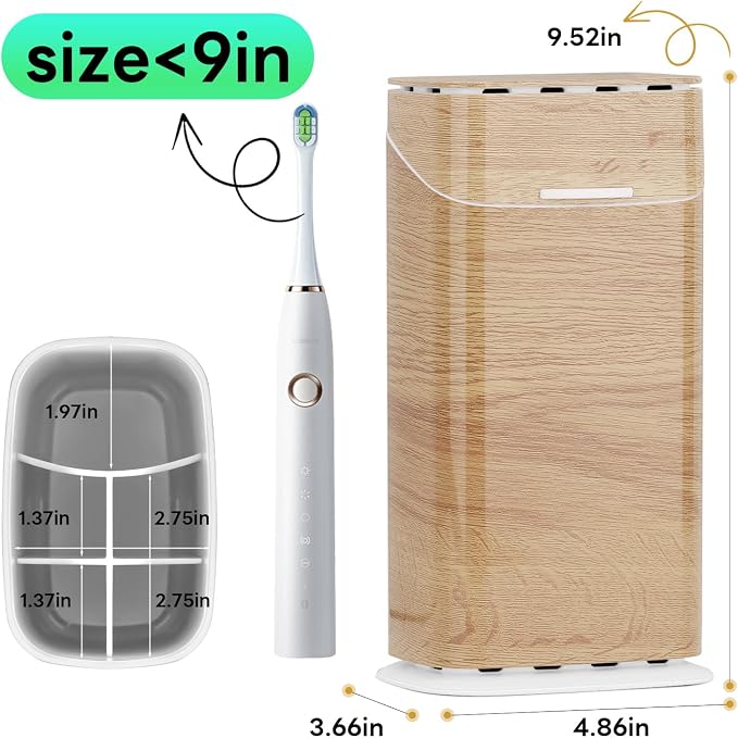 Toothbrush Holders with Cover - Image 2