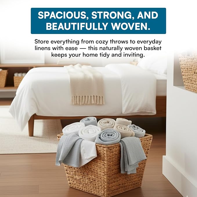 Honey-Can-Do Water Hyacinth Storage Baskets - Image 4
