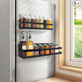 Uten Large Magnetic Spice Rack for Refrigerator, 2 Pack Enhanced Magnetic by UTENHOMEGOODSCENTER