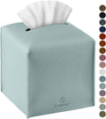 Tissue Box Cover, Jeethemy Square PU Leather Tissue Box Holder, Modern Tissue by Jeethemy