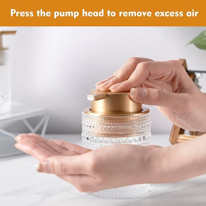 12 Oz Glass Foaming Soap Dispenser - Image 6