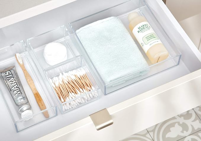 iDesign Clarity Plastic Drawer Organizer - Image 3