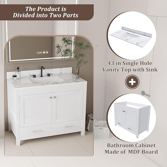 Montary 42" Bathroom Vanity - Image 3