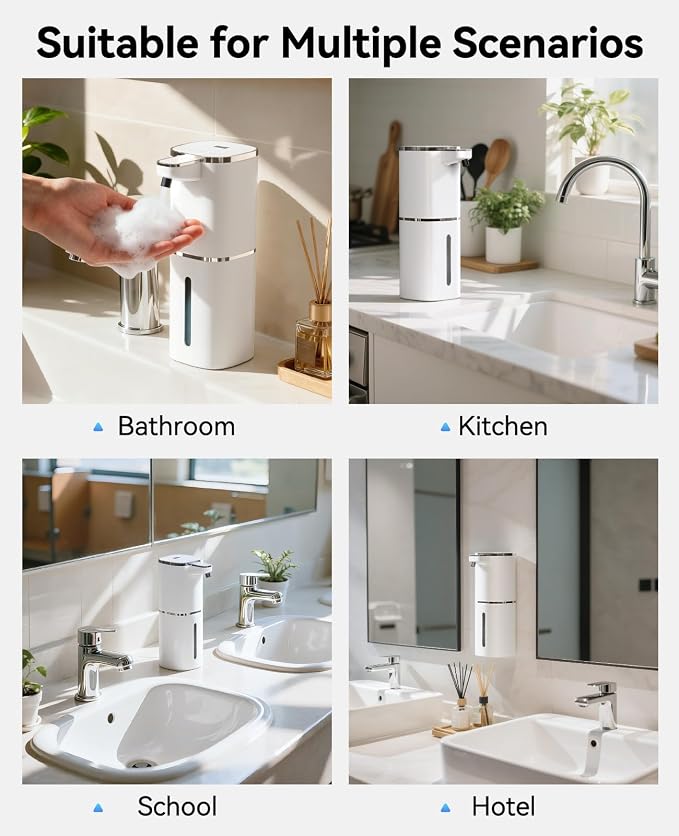 Luxspire Automatic Foaming Soap Dispenser, Touchless Foam Soap Dispenser - Image 7