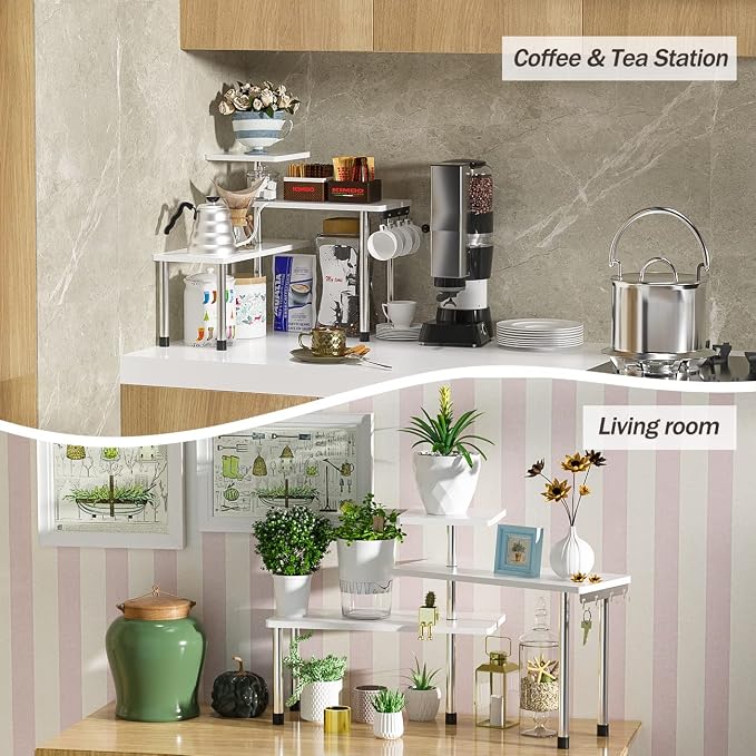 ZHWS Bathroom Counter Organizer Corner Shelf – Bathroom Organization Bamboo 3 - Image 7