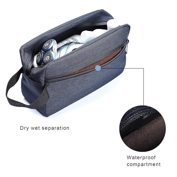 Etercycle Toiletry Bag for Men, Portable Travel Toiletry Organizer Bag - Image 3