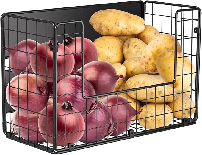 Magnetic Shelf for Fridge, Fruit Potato & Onion Storage Bins, Pantry Organizers by Ofiray-home