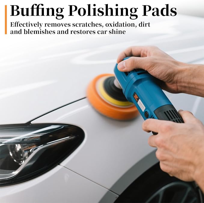 5 PCS 5 Inch Buffing Polishing Pads, Cutting Pads - Image 3