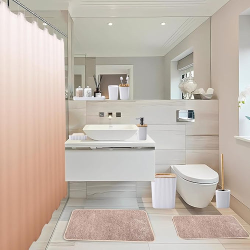 24Pcs White and Gold Bathroom Set - Image 2