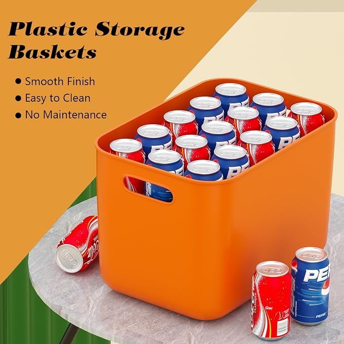 OWill 4-Pack 22L Plastic Storage Bins and Baskets - Image 5