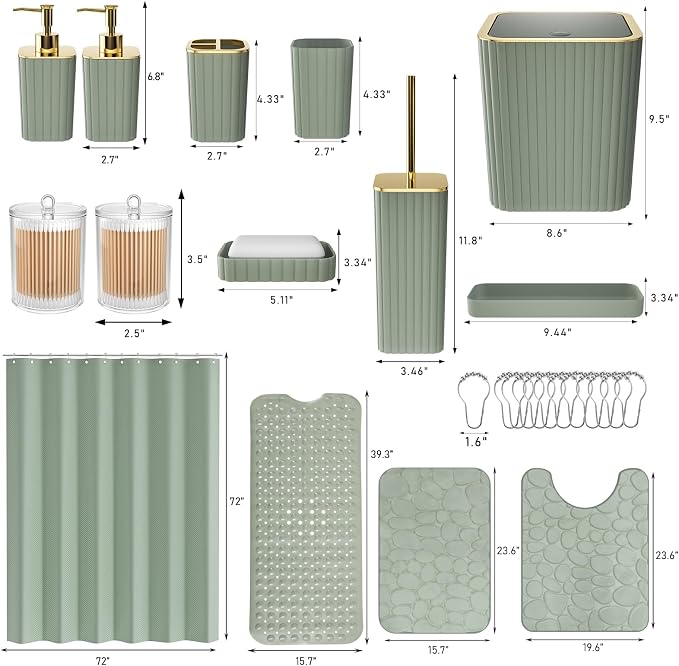 26PC Bathroom Accessories Set - Image 5