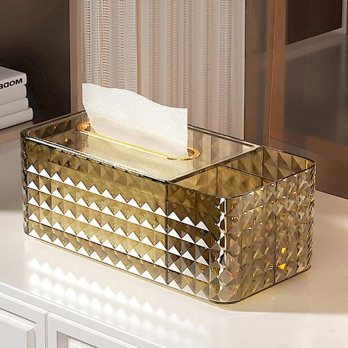 Tissue Box Cover Rectangle, Tissue Holder Napkin Dispenser - Image 4