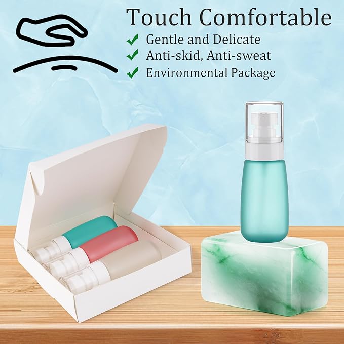 Travel Spray Bottles TSA Approved 3 Pack –Leak Proof Fine Mist Refillable Empty - Image 6