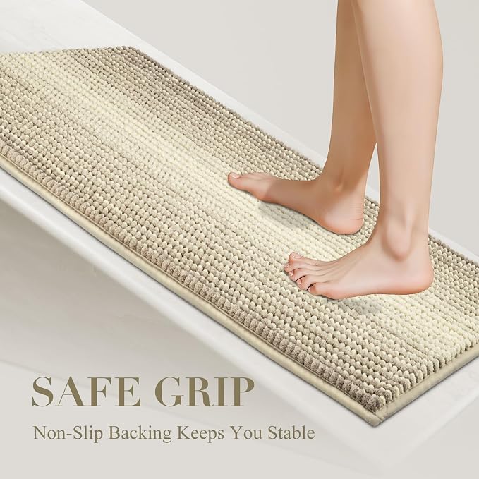 BSICPRO Bathroom Rugs, Bath Mat Non Slip 17 x 24 Inches Water Absorbent - Image 5
