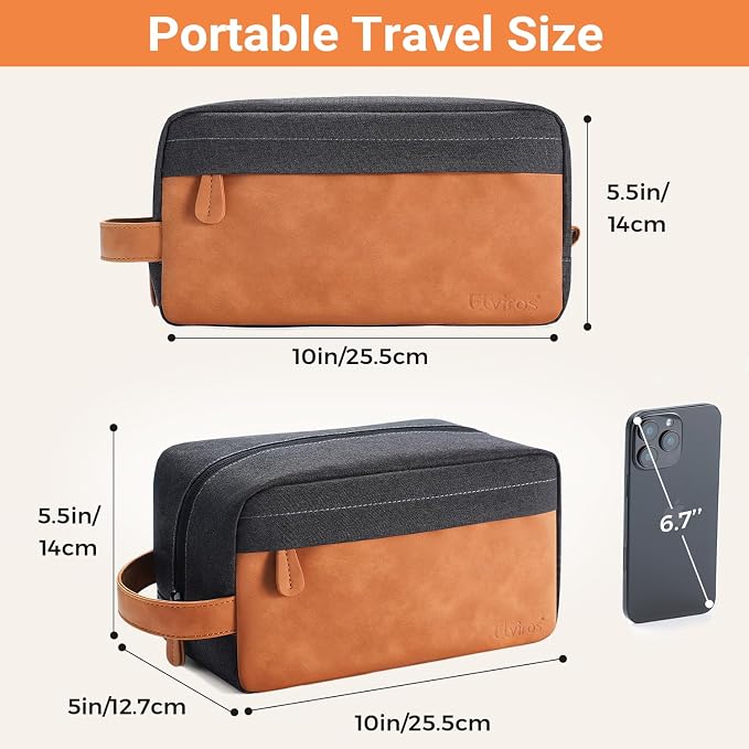 Elviros Travel Toiletry Bag Gift - Image 9
