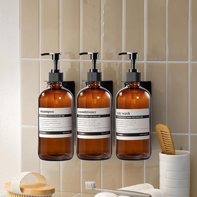 4 Pack 16 oz Amber Glass Bottles - Image 6