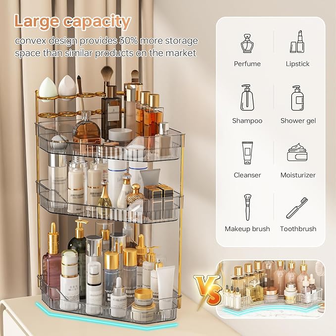 Corner Bathroom Counter Organizer - Image 6