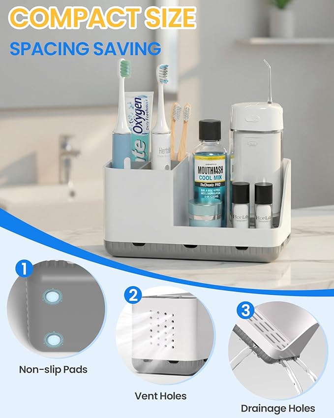 Toothbrush Holders for Bathroom Counter - Image 4