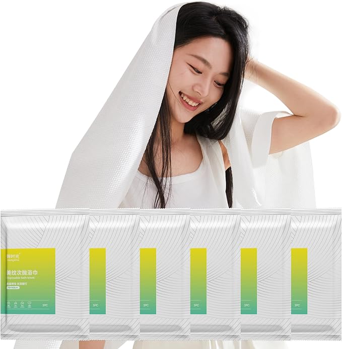 YOUNGTIME Disposable Bath Towels 55" x 27.5", Quick Dry Disposable Body Towel - Image 9