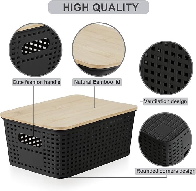 Small Plastic Storage Bins - Image 3
