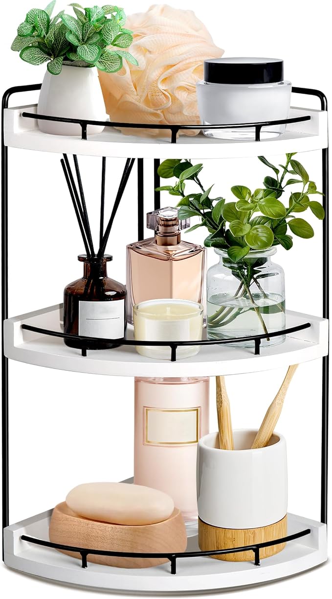 3 Tier Bathroom Counter Organizer, Bathroom Counter Tray and Vanity Organizer by Alytree