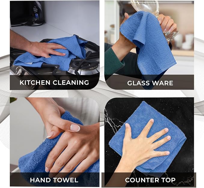 Avalon Towels Cotton Washcloths – Size 12x12 Inches, 100% Ring Spun Cotton - Image 7