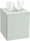 Sumnacon Tissue Box Cover Square Tissue Box Stylish PU Tissue Box Holder by Sumnacon