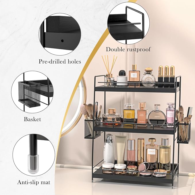 Bathroom Counter Organizer, Bathroom Countertop Organizer - Image 4