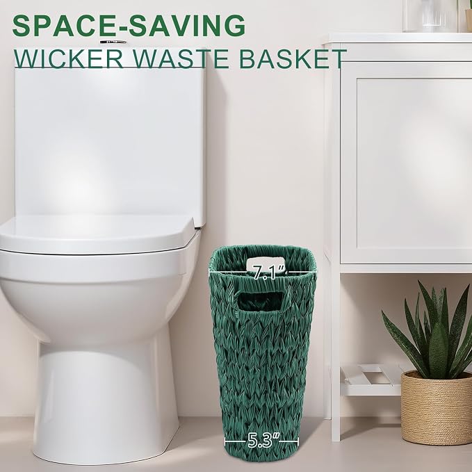 Dark Green Bathroom Accessories Set - Image 5