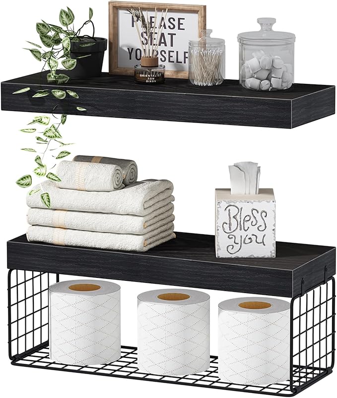 QEEIG Bathroom Shelves Over Toilet by QEEIG
