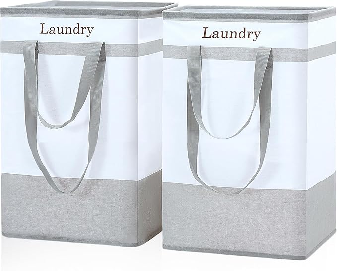 FairyHaus Laundry Basket 78L, Collapsible Laundry Baskets Hampers by FairyHaus