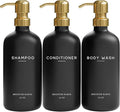 Luxury Shampoo and Conditioner Dispenser Set by Brighter Barns by BrighterBarns