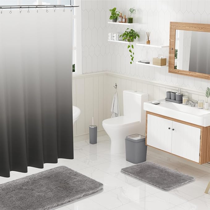 Grey Bathroom Accessories Set, Bathroom Sets - Image 9