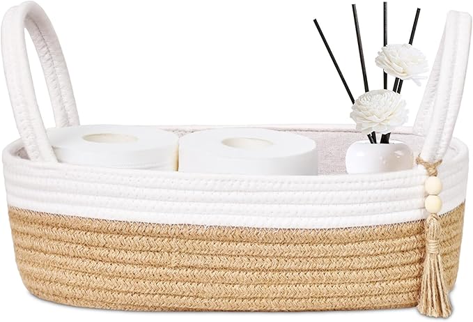 ABenkle Small Storage Basket for Toilet Tank Top by ABenkle