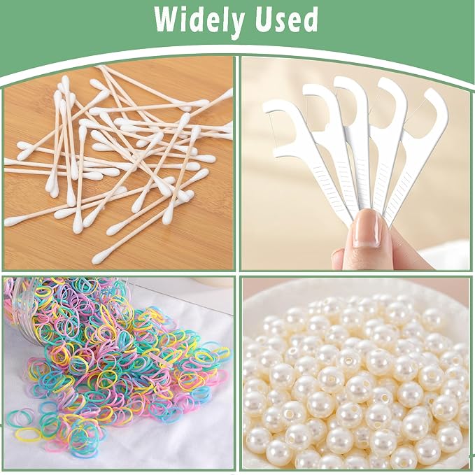 Cotton Swab Holder for Travel, Travel Floss Picks Case - Image 6
