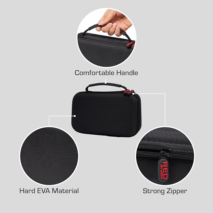 RED by Kiss Men Grooming Portable Organizer BagTravel Pouch Organize Shaver - Image 5