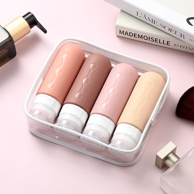 Gemice Travel Bottles for Toiletries, Tsa Approved, Travel Size Containers - Image 2