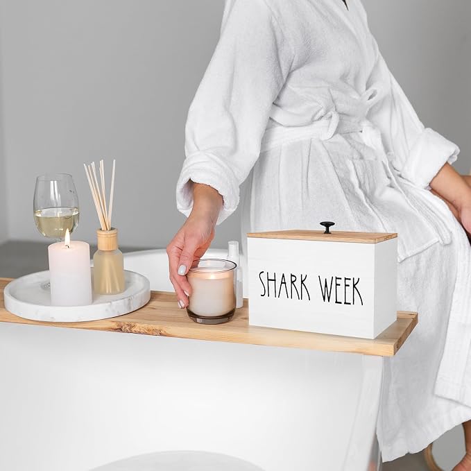 Tampon Holder for Bathroom, Feminine Product Organizer - Image 5