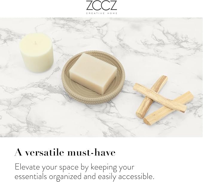 ZCCZ Beige Bathroom Accessories Set 4 Pcs - Image 6