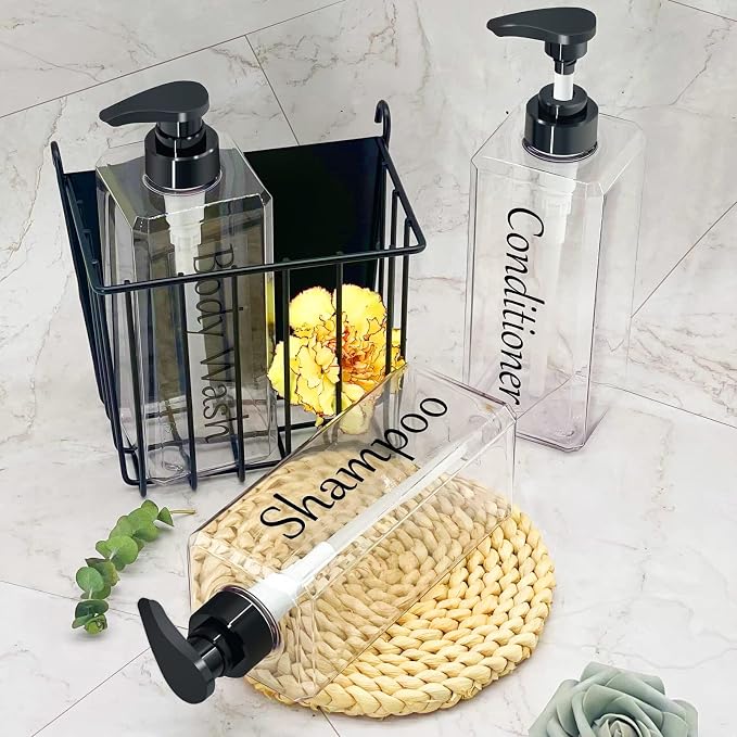 Shampoo and Conditioner Dispenser- Refillable & EmptyShampoo and Conditioner - Image 4