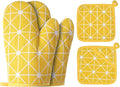 Oven Mitts and Potholders BBQ Gloves-Oven Mitts and Pot Holders by Win+Change