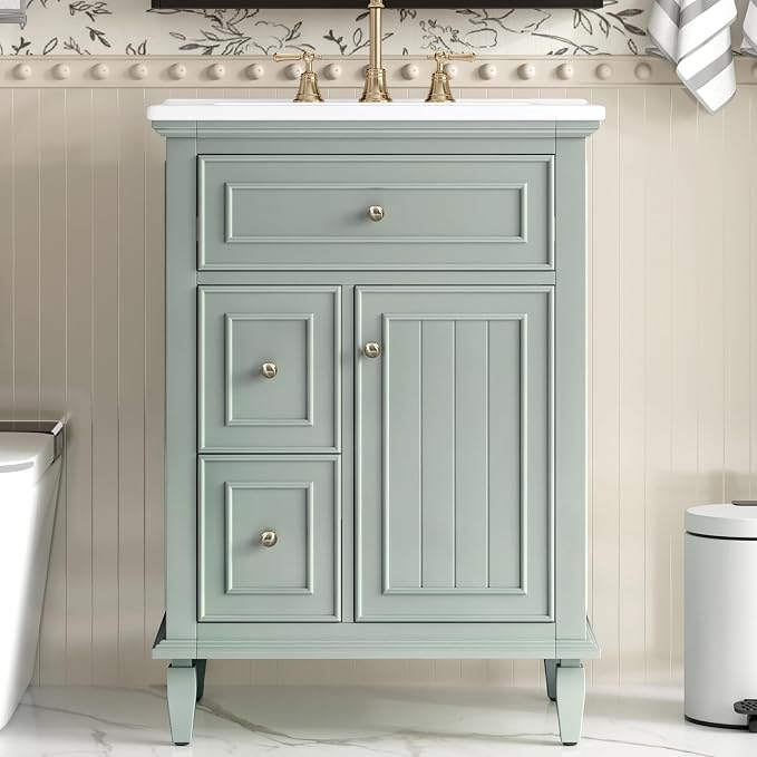 Harper & Bright Designs 24" Bathroom Vanity - Image 3