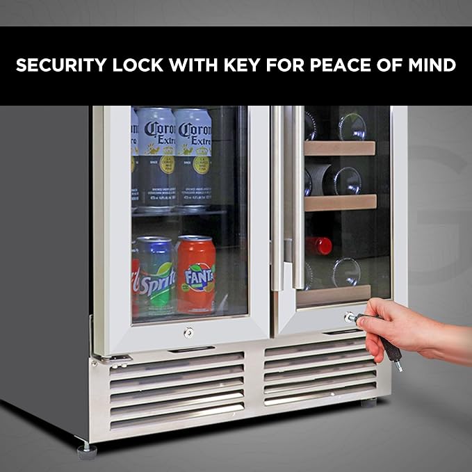 Koolatron 18 Bottle 56 Can Wine Fridge – Wine Cooler - Image 6