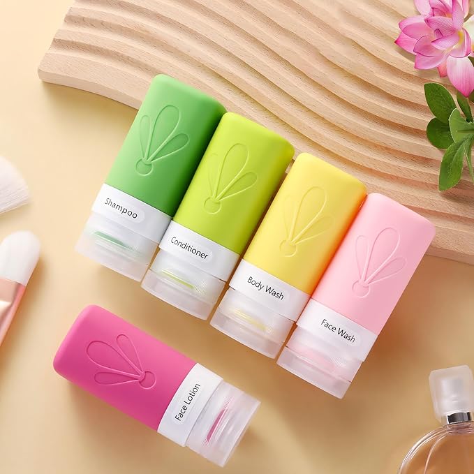 INSFIT Travel Bottles for Toiletries, TSA Approved 2oz Travel Size Toiletries - Image 5