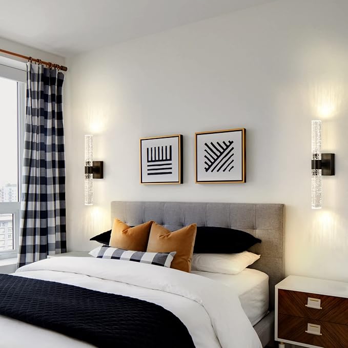 Black Modern LED Wall Sconce - Image 5